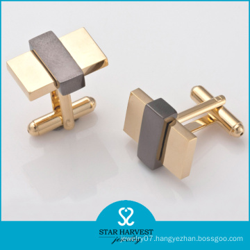 Wholesale 2 Tones Plated Silver 925 Cufflinks (SH-BC0007)
